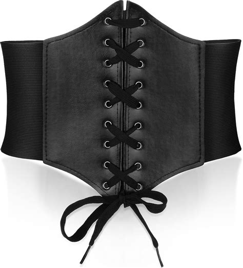 black waist corset belt